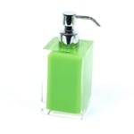 Gedy RA81-04 Square Acid Green Countertop Soap Dispenser